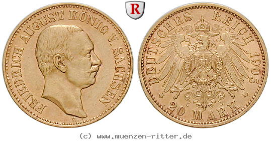 Klicken Sie auf das Bild um es auf Ihrem Rechner zu speichern deutsches-kaiserreich-friedrich-august-iii-20-mark/17755.jpg