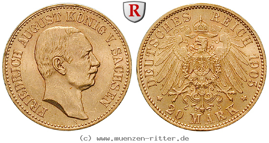Klicken Sie auf das Bild um es auf Ihrem Rechner zu speichern deutsches-kaiserreich-friedrich-august-iii-20-mark/57974.jpg