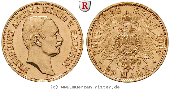 Klicken Sie auf das Bild um es auf Ihrem Rechner zu speichern deutsches-kaiserreich-friedrich-august-iii-20-mark/69586.jpg