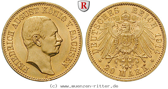 Klicken Sie auf das Bild um es auf Ihrem Rechner zu speichern deutsches-kaiserreich-friedrich-august-iii-20-mark/79703.jpg