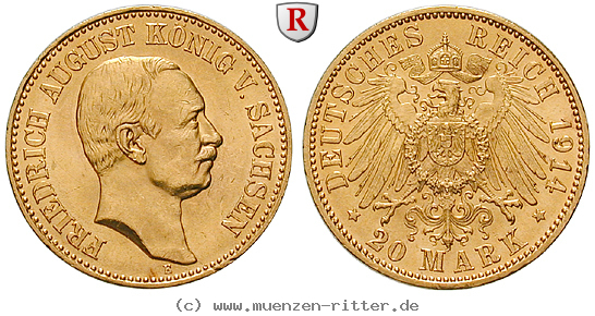 Klicken Sie auf das Bild um es auf Ihrem Rechner zu speichern deutsches-kaiserreich-friedrich-august-iii-20-mark/79728.jpg