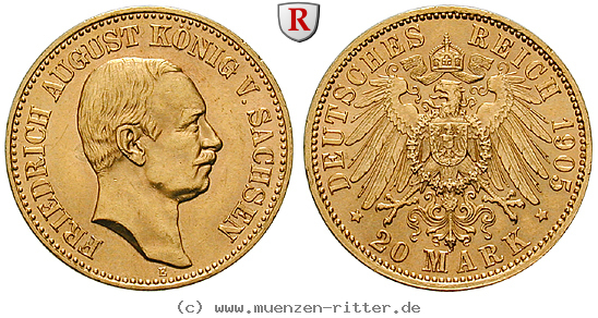 deutsches-kaiserreich-friedrich-august-iii-20-mark/93684.jpg