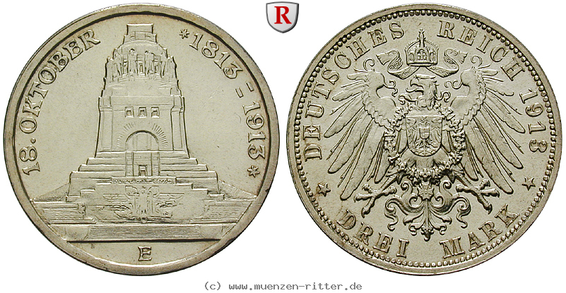 Klicken Sie auf das Bild um es auf Ihrem Rechner zu speichern deutsches-kaiserreich-friedrich-august-iii-3-mark/102838.jpg