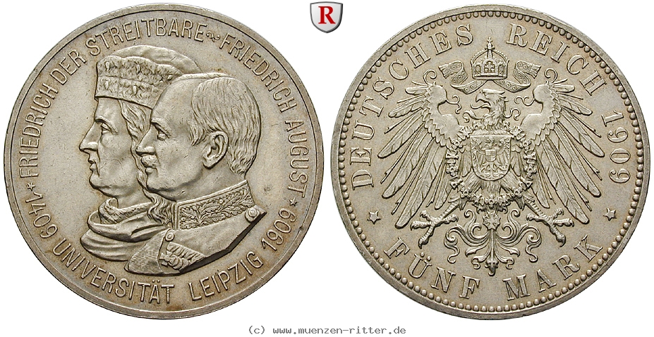 Klicken Sie auf das Bild um es auf Ihrem Rechner zu speichern deutsches-kaiserreich-friedrich-august-iii-5-mark/101623.jpg