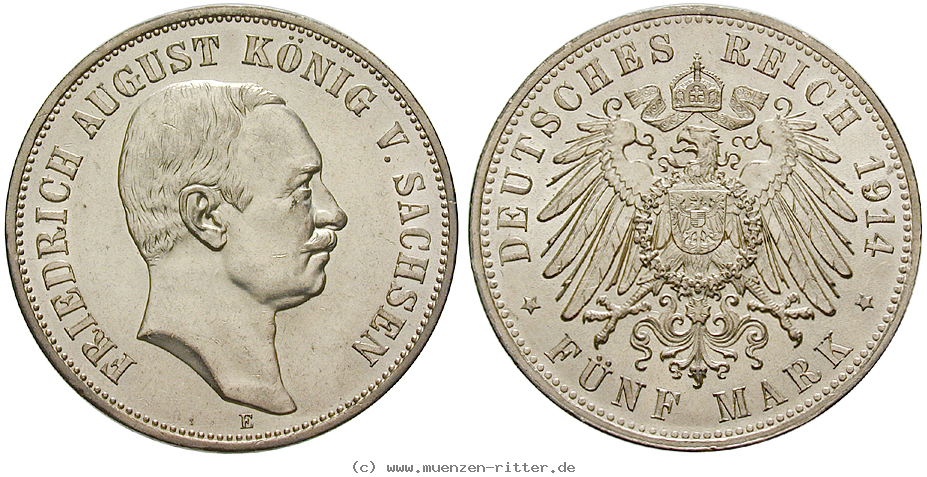 Klicken Sie auf das Bild um es auf Ihrem Rechner zu speichern deutsches-kaiserreich-friedrich-august-iii-5-mark/45961.jpg
