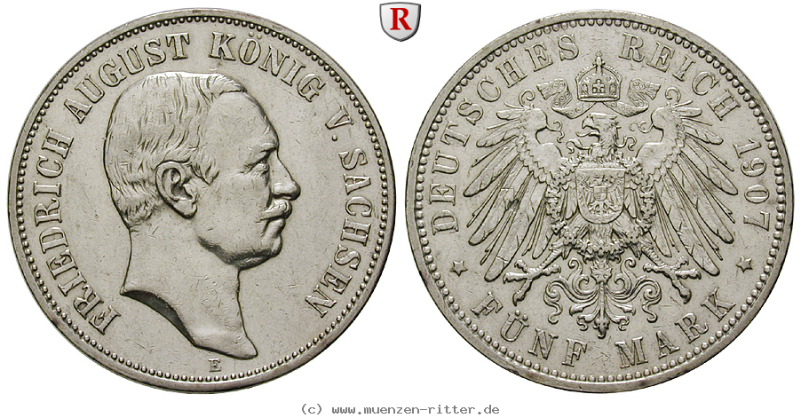 Klicken Sie auf das Bild um es auf Ihrem Rechner zu speichern deutsches-kaiserreich-friedrich-august-iii-5-mark/58684.jpg