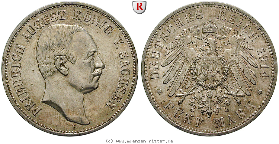Klicken Sie auf das Bild um es auf Ihrem Rechner zu speichern deutsches-kaiserreich-friedrich-august-iii-5-mark/61940.jpg