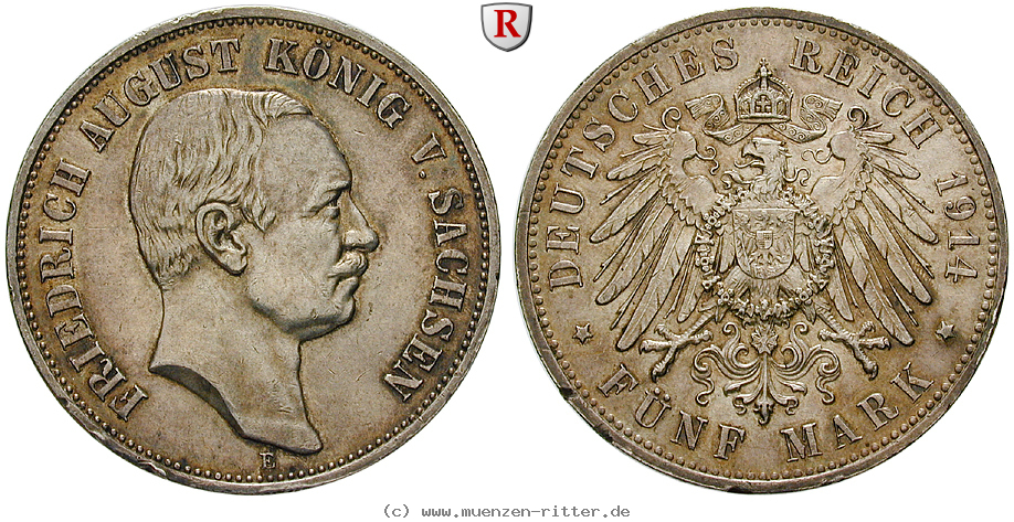Klicken Sie auf das Bild um es auf Ihrem Rechner zu speichern deutsches-kaiserreich-friedrich-august-iii-5-mark/62203.jpg