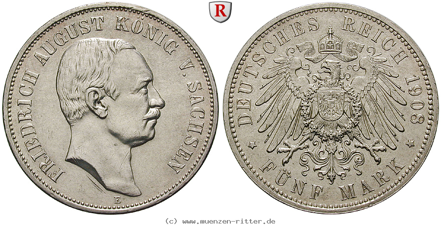 Klicken Sie auf das Bild um es auf Ihrem Rechner zu speichern deutsches-kaiserreich-friedrich-august-iii-5-mark/84922.jpg