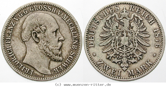 Klicken Sie auf das Bild um es auf Ihrem Rechner zu speichern deutsches-kaiserreich-friedrich-franz-ii-2-mark/ejae7639.jpg