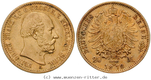 Klicken Sie auf das Bild um es auf Ihrem Rechner zu speichern deutsches-kaiserreich-friedrich-franz-ii-20-mark/ejae10748.jpg