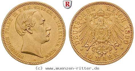 deutsches-kaiserreich-friedrich-franz-iii-10-mark/98267.jpg