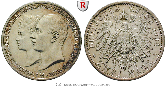 deutsches-kaiserreich-friedrich-franz-iv-2-mark/103980.jpg