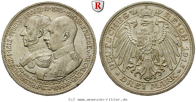 deutsches-kaiserreich-friedrich-franz-iv-3-mark/35066.jpg