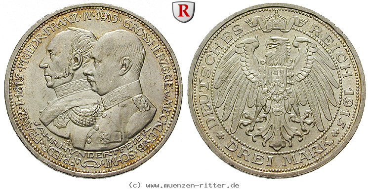 Klicken Sie auf das Bild um es auf Ihrem Rechner zu speichern deutsches-kaiserreich-friedrich-franz-iv-3-mark/ejae11436.jpg
