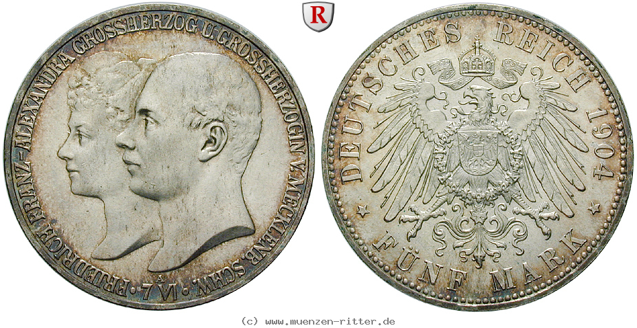 deutsches-kaiserreich-friedrich-franz-iv-5-mark/65960.jpg
