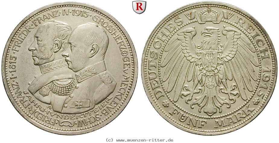 deutsches-kaiserreich-friedrich-franz-iv-5-mark/88938.jpg