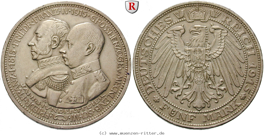 Klicken Sie auf das Bild um es auf Ihrem Rechner zu speichern deutsches-kaiserreich-friedrich-franz-iv-5-mark/ejae7644.jpg