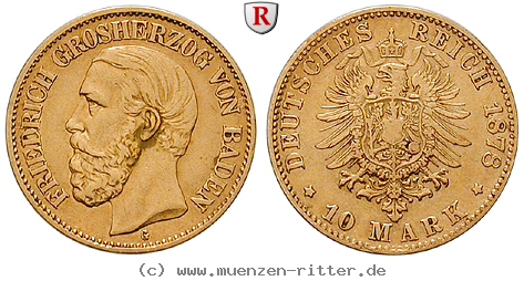 Klicken Sie auf das Bild um es auf Ihrem Rechner zu speichern deutsches-kaiserreich-friedrich-i-10-mark/101247.jpg