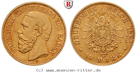 Klicken Sie auf das Bild um es auf Ihrem Rechner zu speichern deutsches-kaiserreich-friedrich-i-10-mark/103464.jpg