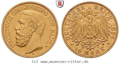 Klicken Sie auf das Bild um es auf Ihrem Rechner zu speichern deutsches-kaiserreich-friedrich-i-10-mark/103466.jpg