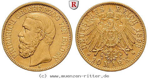 Klicken Sie auf das Bild um es auf Ihrem Rechner zu speichern deutsches-kaiserreich-friedrich-i-10-mark/103829.jpg