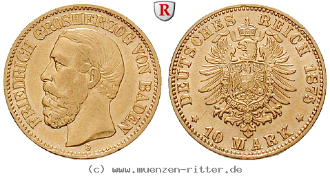 Klicken Sie auf das Bild um es auf Ihrem Rechner zu speichern deutsches-kaiserreich-friedrich-i-10-mark/71436.jpg