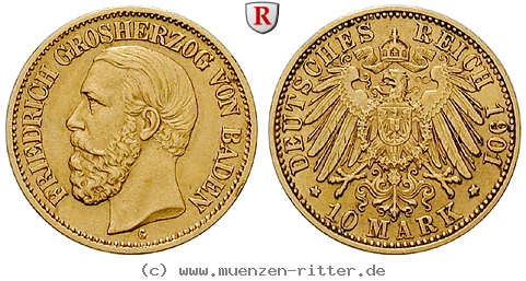Klicken Sie auf das Bild um es auf Ihrem Rechner zu speichern deutsches-kaiserreich-friedrich-i-10-mark/73660.jpg