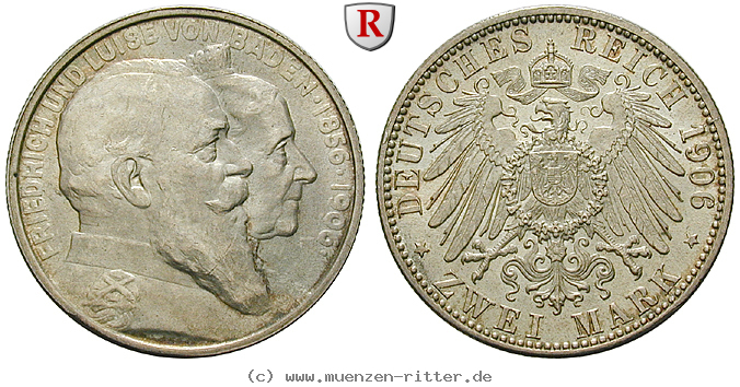 Klicken Sie auf das Bild um es auf Ihrem Rechner zu speichern deutsches-kaiserreich-friedrich-i-2-mark/100450.jpg