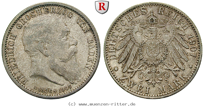 Klicken Sie auf das Bild um es auf Ihrem Rechner zu speichern deutsches-kaiserreich-friedrich-i-2-mark/102581.jpg