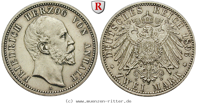 Klicken Sie auf das Bild um es auf Ihrem Rechner zu speichern deutsches-kaiserreich-friedrich-i-2-mark/102737.jpg