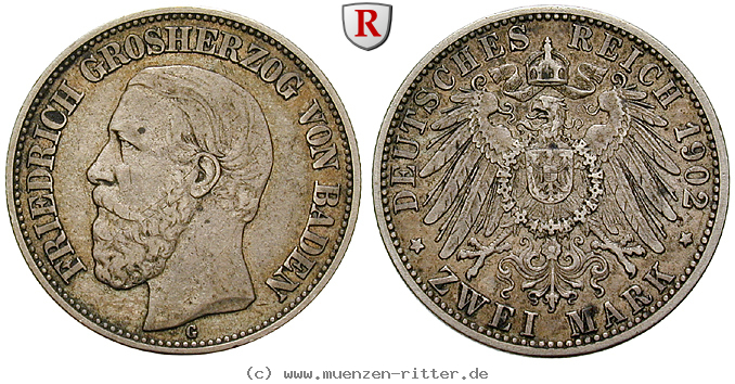 Klicken Sie auf das Bild um es auf Ihrem Rechner zu speichern deutsches-kaiserreich-friedrich-i-2-mark/103970.jpg