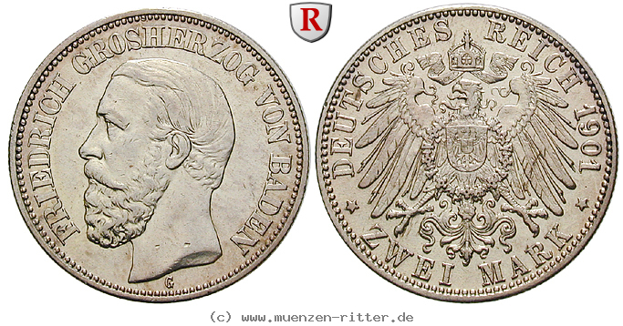 Klicken Sie auf das Bild um es auf Ihrem Rechner zu speichern deutsches-kaiserreich-friedrich-i-2-mark/26628.jpg