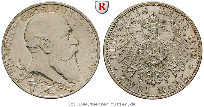 Klicken Sie auf das Bild um es auf Ihrem Rechner zu speichern deutsches-kaiserreich-friedrich-i-2-mark/55746.jpg