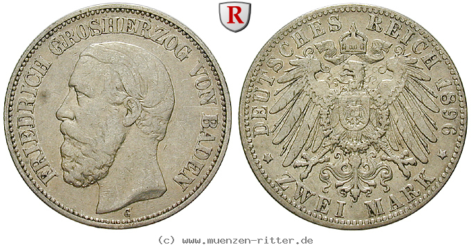 Klicken Sie auf das Bild um es auf Ihrem Rechner zu speichern deutsches-kaiserreich-friedrich-i-2-mark/58748.jpg