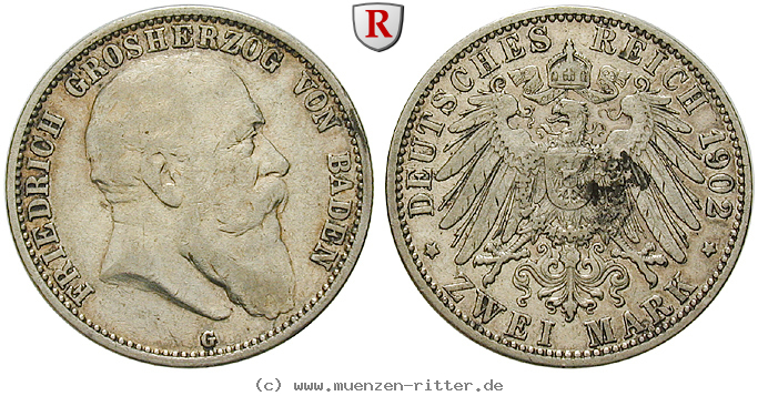 Klicken Sie auf das Bild um es auf Ihrem Rechner zu speichern deutsches-kaiserreich-friedrich-i-2-mark/58753.jpg