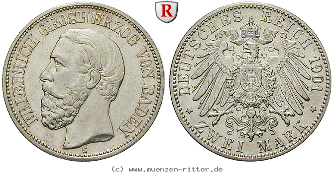 Klicken Sie auf das Bild um es auf Ihrem Rechner zu speichern deutsches-kaiserreich-friedrich-i-2-mark/84732.jpg