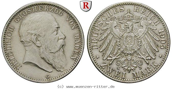 Klicken Sie auf das Bild um es auf Ihrem Rechner zu speichern deutsches-kaiserreich-friedrich-i-2-mark/84739.jpg