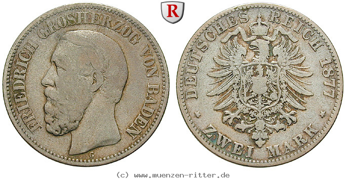 Klicken Sie auf das Bild um es auf Ihrem Rechner zu speichern deutsches-kaiserreich-friedrich-i-2-mark/89554.jpg
