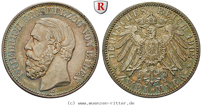 Klicken Sie auf das Bild um es auf Ihrem Rechner zu speichern deutsches-kaiserreich-friedrich-i-2-mark/95657.jpg