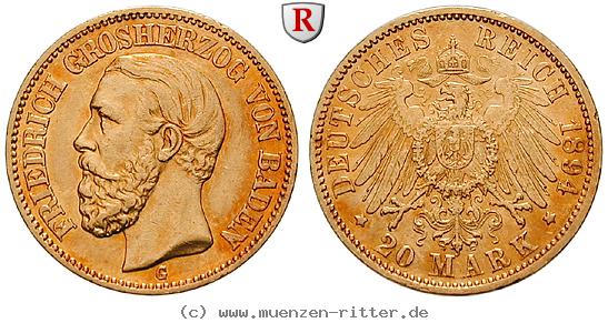 Klicken Sie auf das Bild um es auf Ihrem Rechner zu speichern deutsches-kaiserreich-friedrich-i-20-mark/101245.jpg