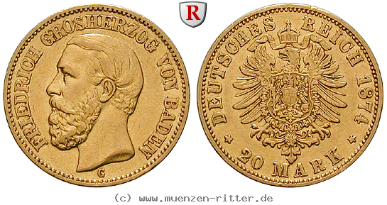 Klicken Sie auf das Bild um es auf Ihrem Rechner zu speichern deutsches-kaiserreich-friedrich-i-20-mark/102722.jpg