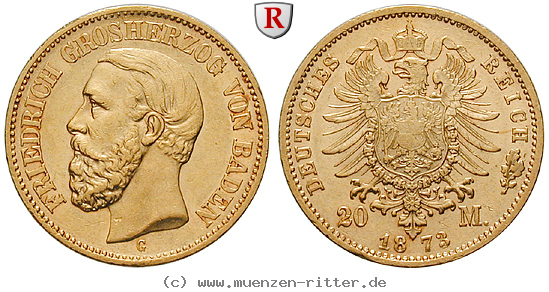 Klicken Sie auf das Bild um es auf Ihrem Rechner zu speichern deutsches-kaiserreich-friedrich-i-20-mark/27207.jpg