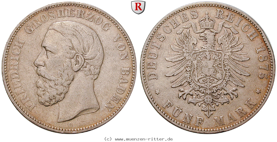 Klicken Sie auf das Bild um es auf Ihrem Rechner zu speichern deutsches-kaiserreich-friedrich-i-5-mark/12068.jpg