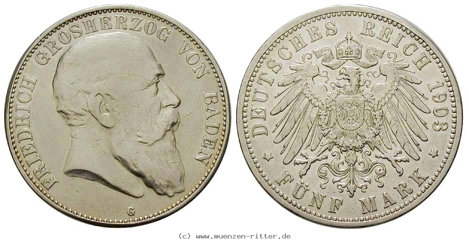 Klicken Sie auf das Bild um es auf Ihrem Rechner zu speichern deutsches-kaiserreich-friedrich-i-5-mark/38280.jpg