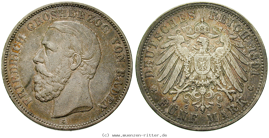 Klicken Sie auf das Bild um es auf Ihrem Rechner zu speichern deutsches-kaiserreich-friedrich-i-5-mark/43954.jpg