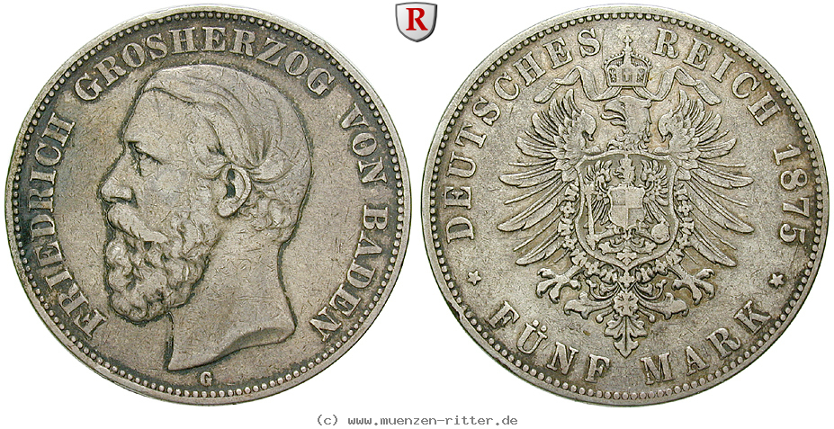 Klicken Sie auf das Bild um es auf Ihrem Rechner zu speichern deutsches-kaiserreich-friedrich-i-5-mark/44726.jpg