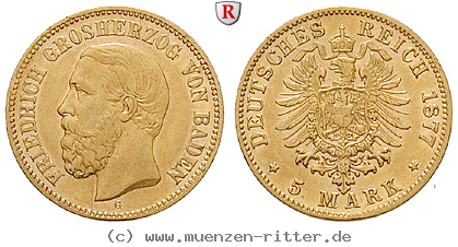 Klicken Sie auf das Bild um es auf Ihrem Rechner zu speichern deutsches-kaiserreich-friedrich-i-5-mark/57949.jpg