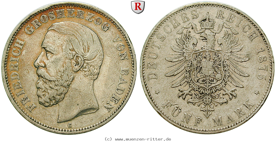 Klicken Sie auf das Bild um es auf Ihrem Rechner zu speichern deutsches-kaiserreich-friedrich-i-5-mark/58695.jpg