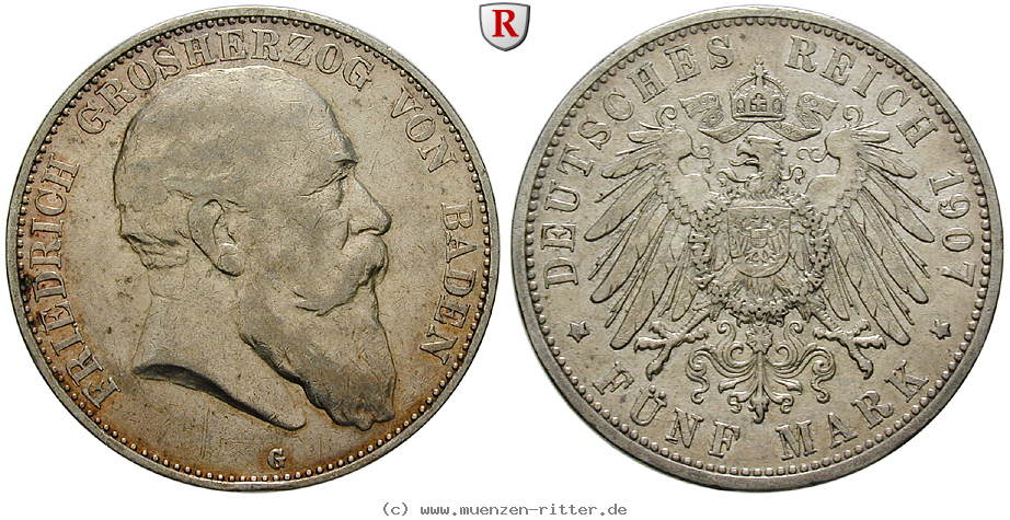 Klicken Sie auf das Bild um es auf Ihrem Rechner zu speichern deutsches-kaiserreich-friedrich-i-5-mark/61943.jpg
